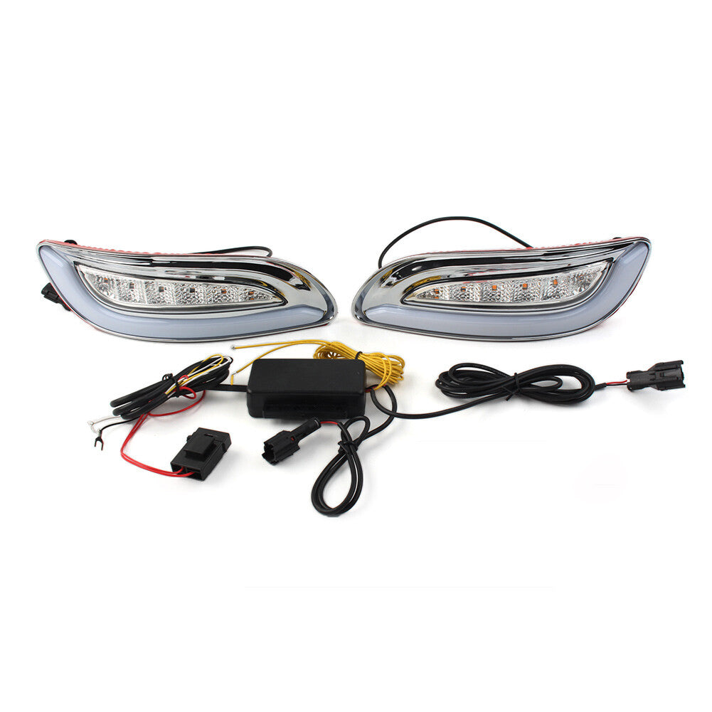 for Lexus RX300 RX330 RX350 2003-2009 Fog Lamp DRL With Yellow Turn Signal Light