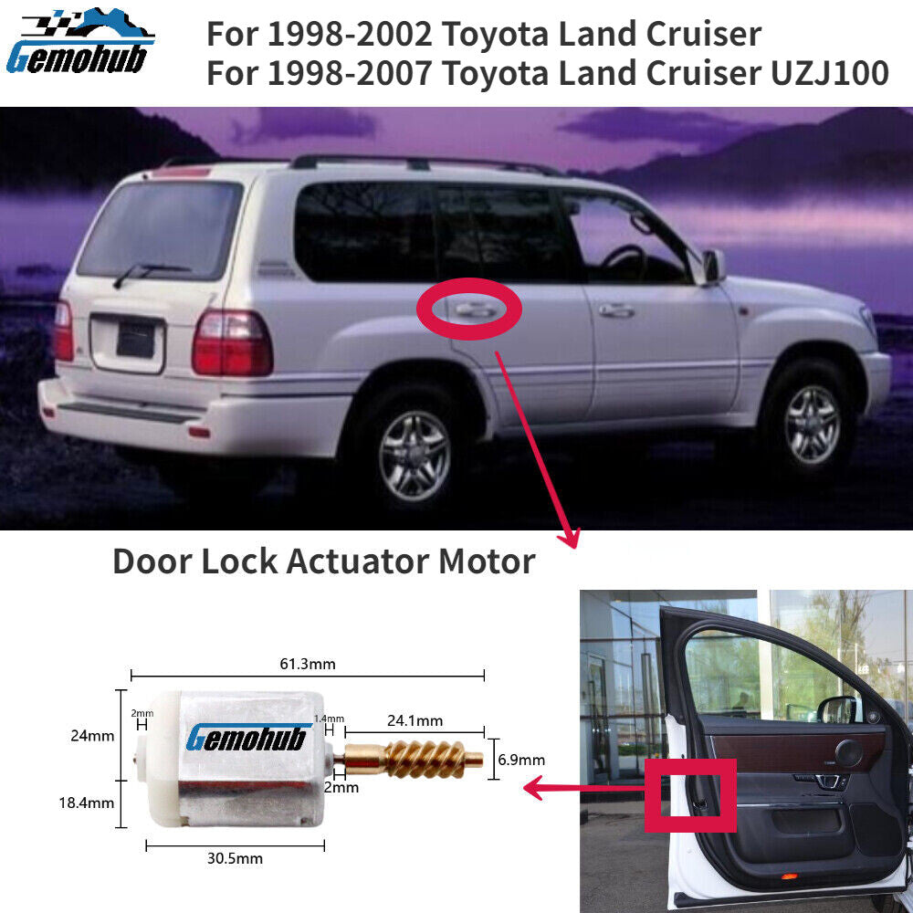 For 1998-2002 for Toyota for Land Cruiser 1998-2007 UZJ100 Door Lock Latch Motor
