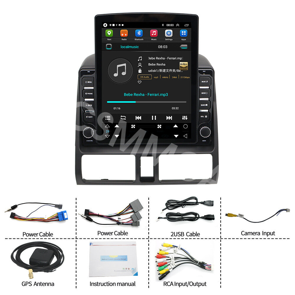 Car Video Player Bluetooth DVR USB 2+32GB Head Unit Fit for Honda CRV 2002-2006