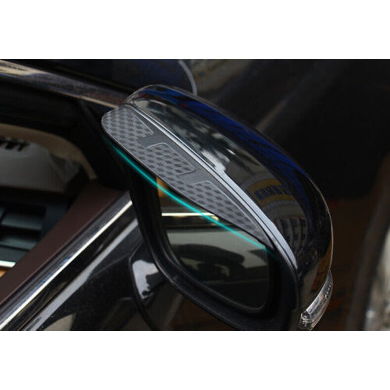 Carbon Fiber Rear View Mirror Sun Rain Guard trim for Lexus NX200t 300h 2015-21