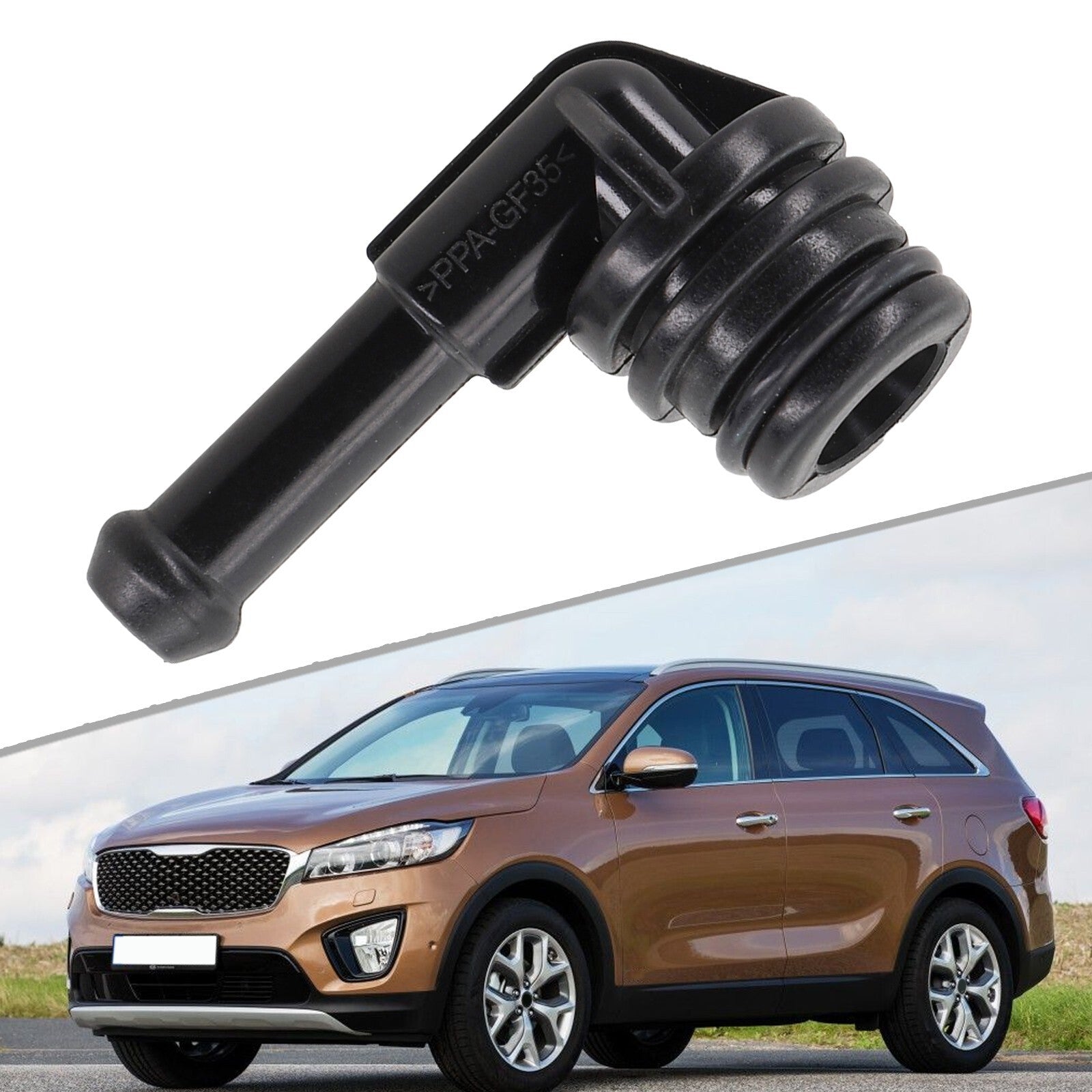 Thermostat Housing Bypass Nipple for Kia For Sorento 09-18 3.3L 3.5L 25672-3C200