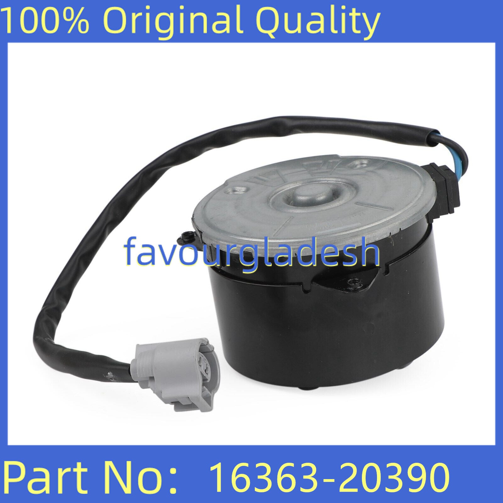 Cooling Fan Motor for Lexus RX35 RX400H RX450H Passenger Side 16363-20390