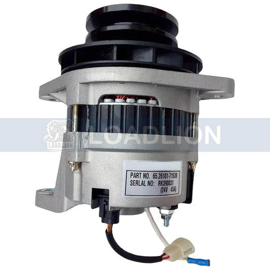24V 45A Alternator 300901-00007 65.26101-7153A For Doosan Engine P222LE