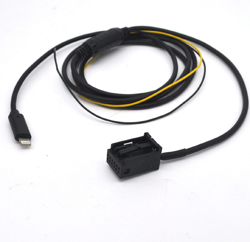 aux lighting charger cable adaptor for Porsche 2009-2015 CDR30/31 PCM3 iPhone