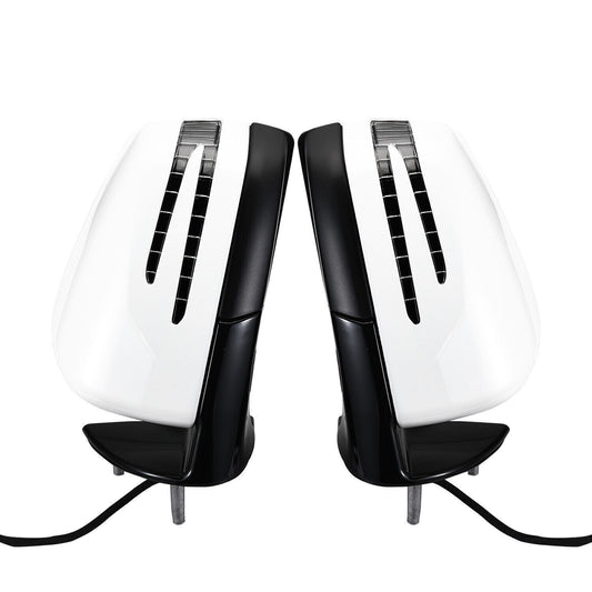 Suitable for Mercedes-Benz M GL-Class ML63 ML350 2005-2011, white, 1 pair of side door mirrors.