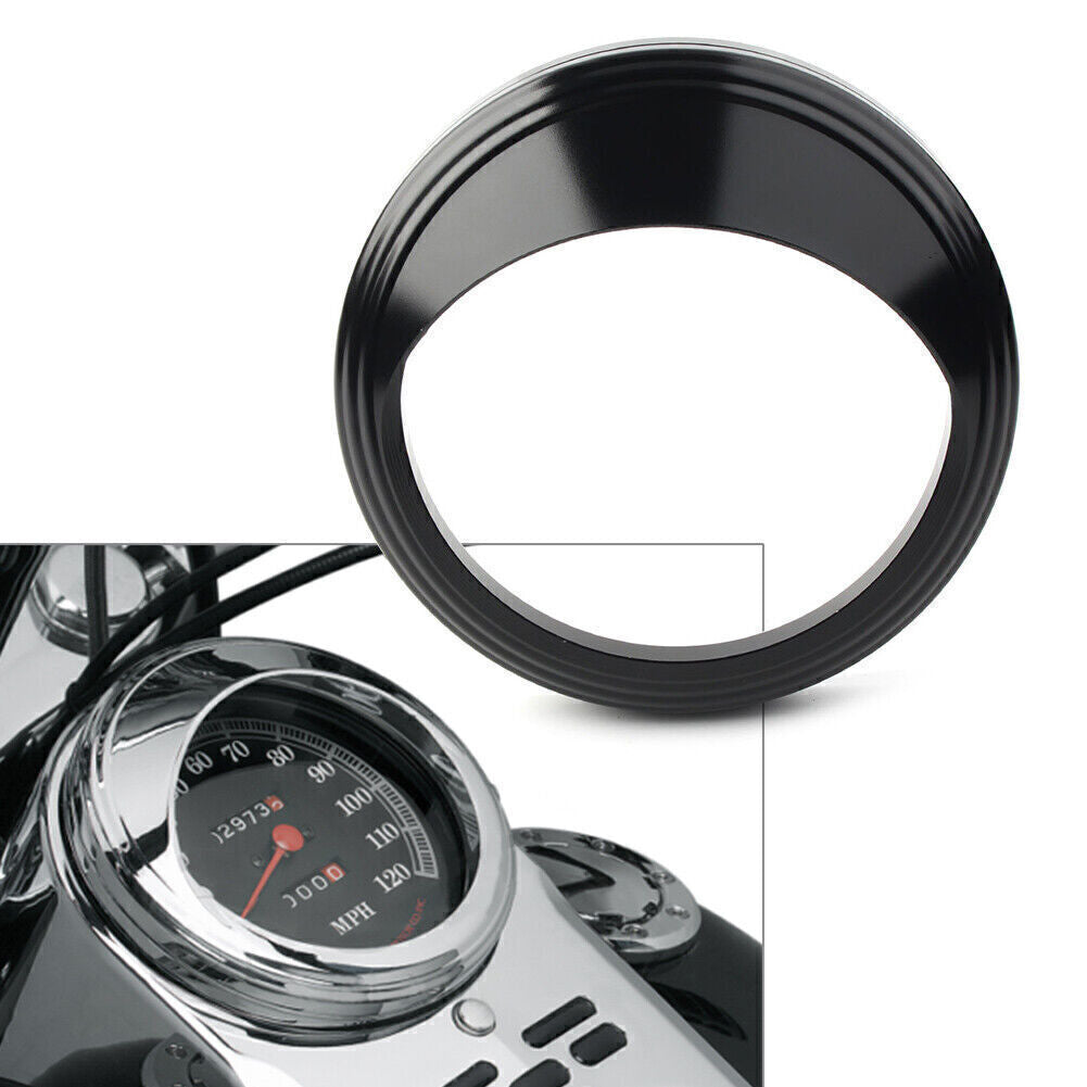 5 Speedometer Gauge Bezel Covers Trim Ring Visor for Harley Touring Road Glide