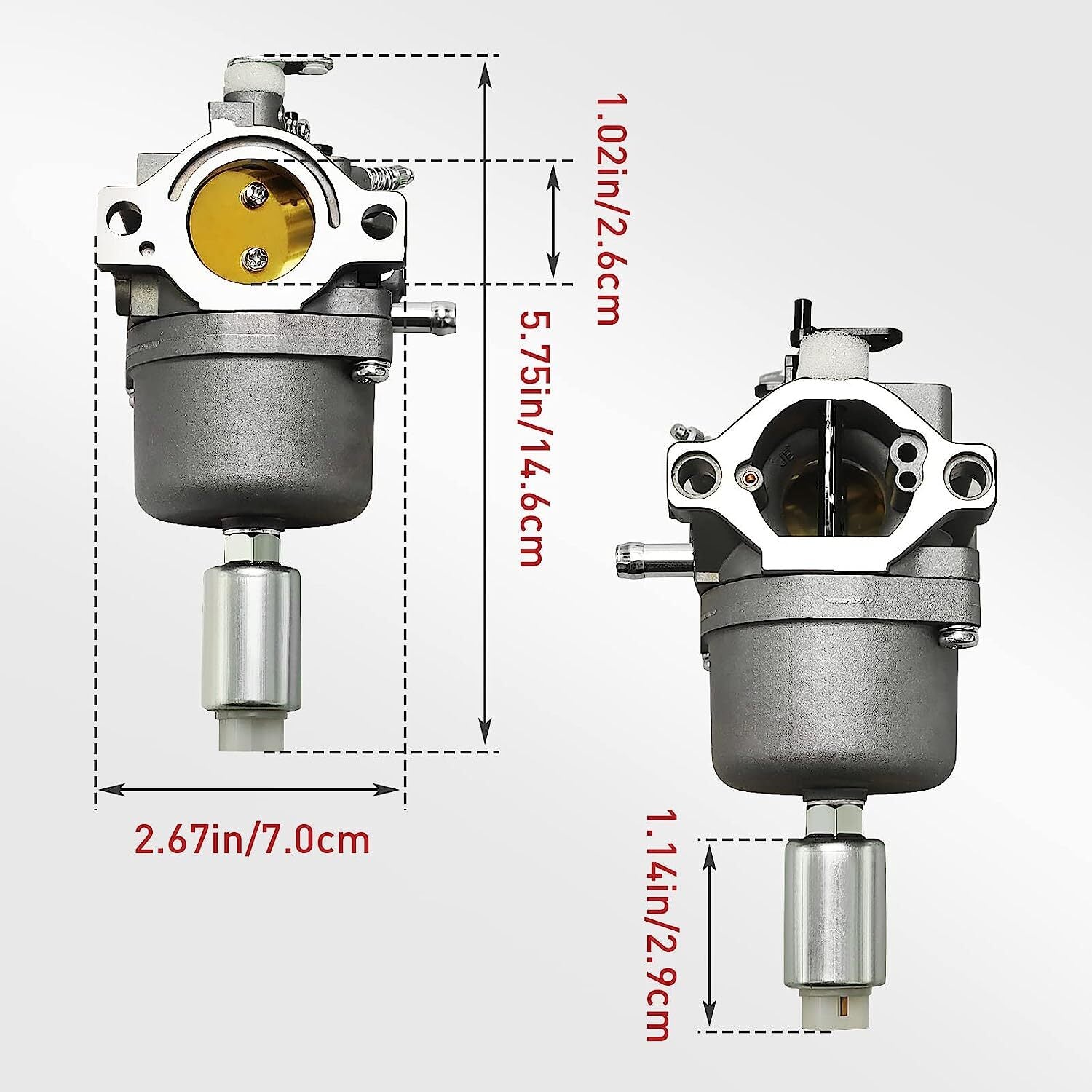 594593 594601 Carburetor Replacement for Briggs Stratton 799727 590400 591731