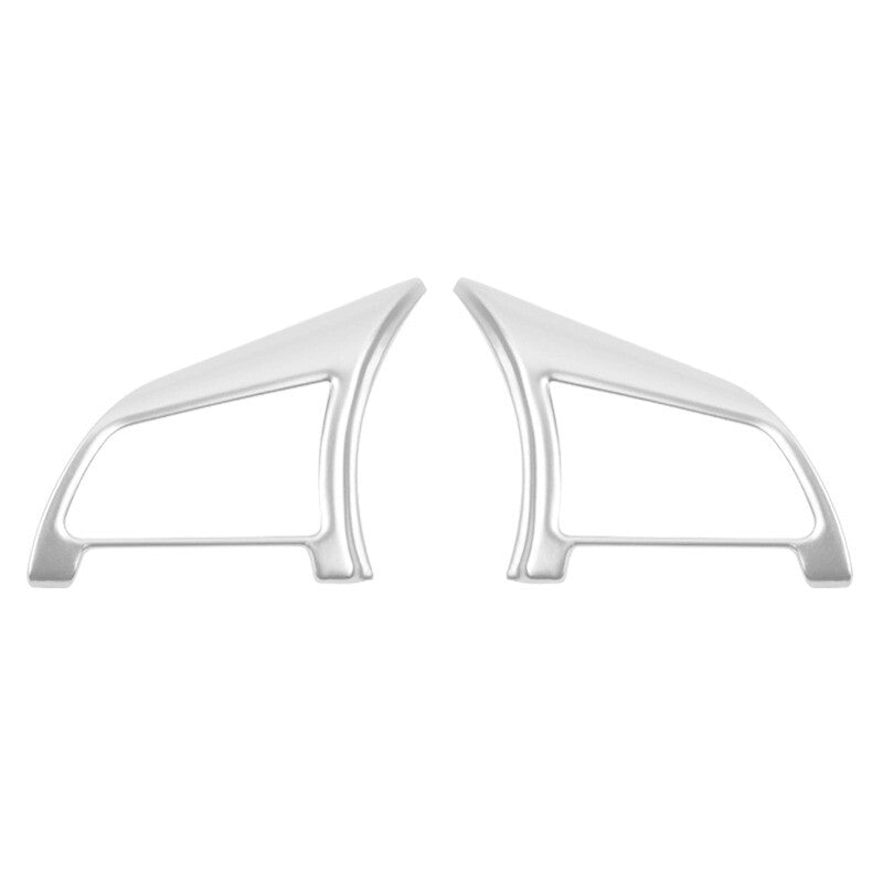 Steering Wheel Button Frame Trim 2X for Nissan Altima Teana 2019-22 Matte Silver