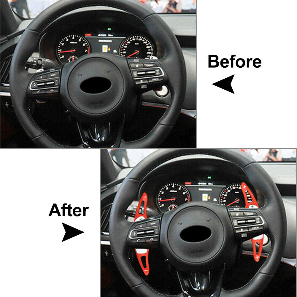 Blue Steering Wheel Paddle Shifter Extension for 2018 - 2020 for Kia Stinger CK K8