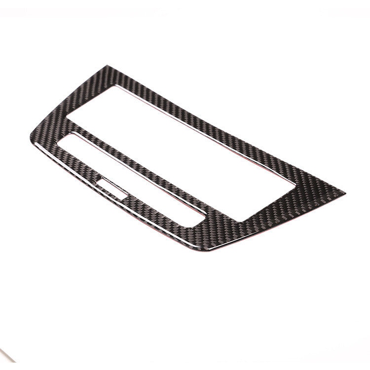 Carbon Fiber Imultimedia Navigation Panel Cover Fit for Mercedes C Class W204