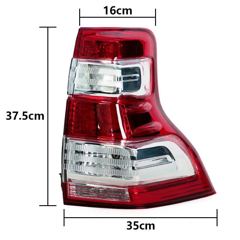 Left for Toyota for Land Cruiser Prado LC150 FJ150 2014-2017 Rear Tail Light Lamp
