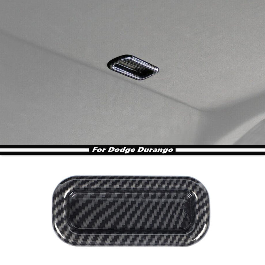 Suitable for 2011-2024 for Dodge Durango ABS carbon fiber car roof sunroof handle cover trim