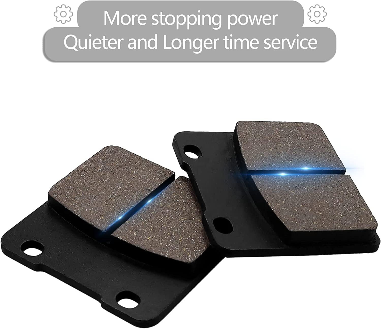 Brake Pads for Cavalcade 1400 GV1400 1986 VL1500 W/X/Y/K1 1998-2001 GSX1100 1984