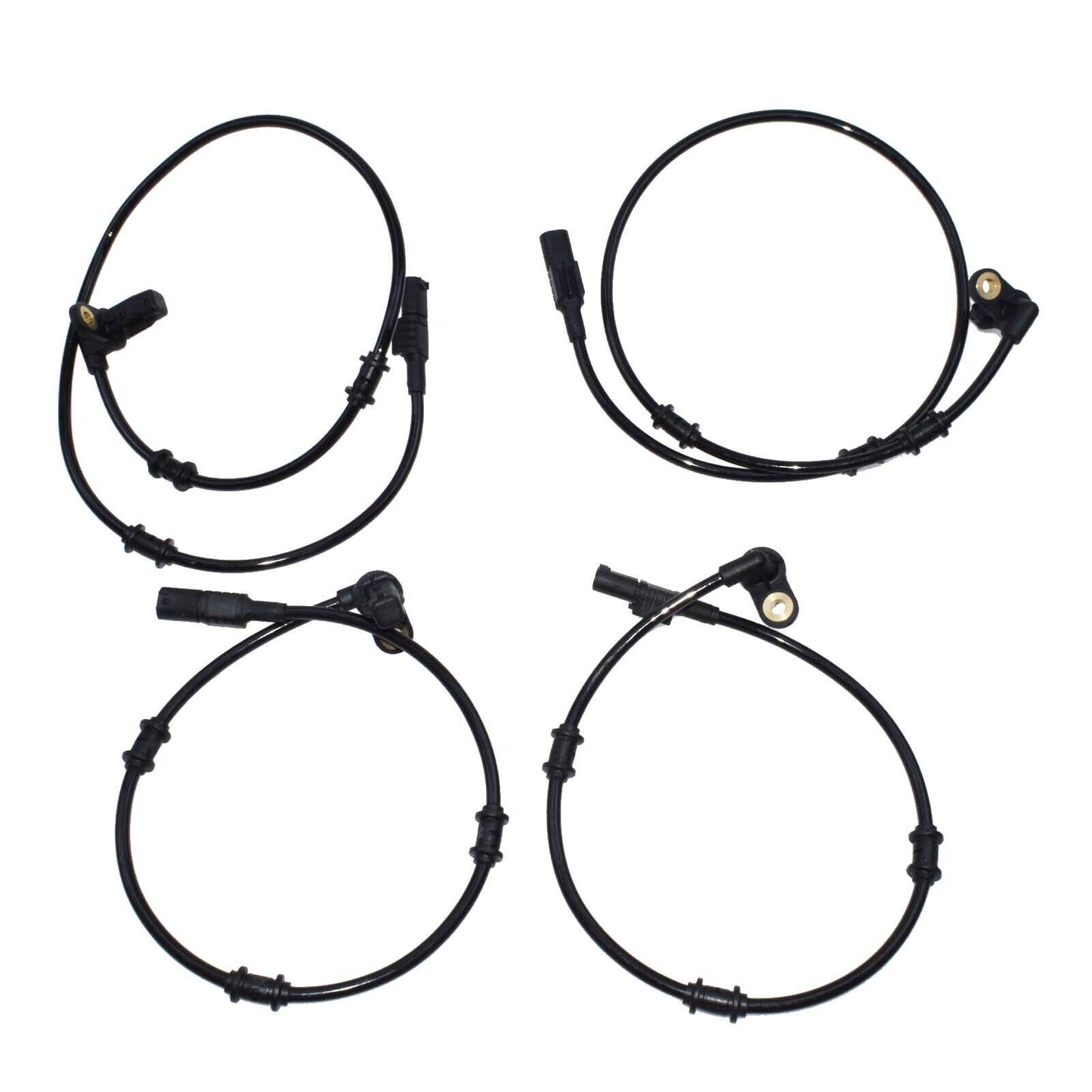 for Mercedes ML320 ML350 ML500 Set of 4 ABS Wheel Speed Sensor Front Rear LH RH