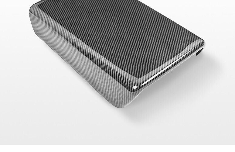for Tesla 2023 for Model Y Car Aessories Carbon Fibre Inner Armrest Box Trim Cover