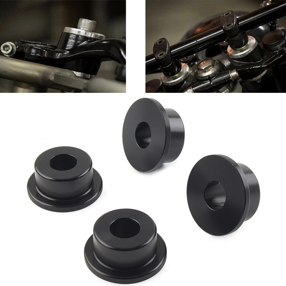 Lenker Riser Buchsen Halterung f¨¹r for Harley Dyna Wide Super Glide Softail Schwarz