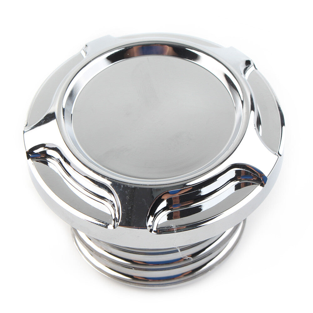 CNC Cut Chrome Gas Cap Fuel Tank Right-hand Thread Fit for Harley Road King Softail