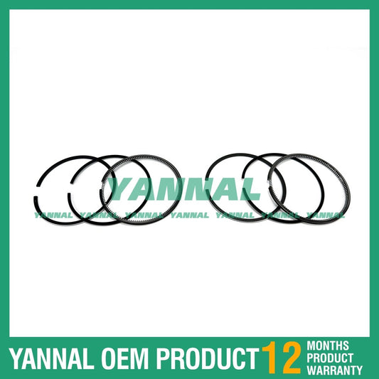 new 2x 15821-21050 piston rings STD for Kubota Z402 engines.