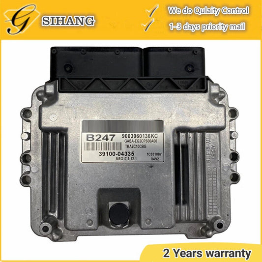 Car Engine Computer Board ECU Fit for KIA for Hyundai B247 39100-04335 MEG17.9.12.1