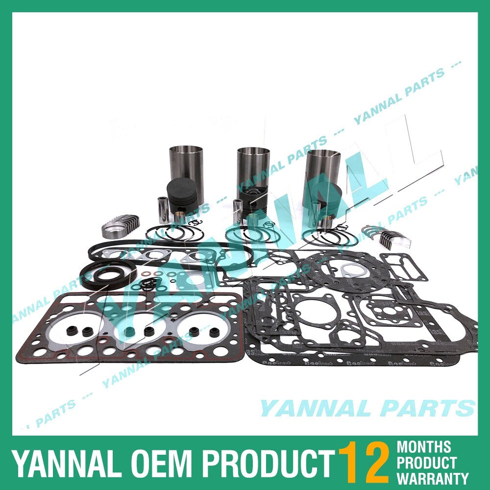 D1100 Overhaul and Reconstruction Kit with Shims and Bearings for Kubota Diesel Engines