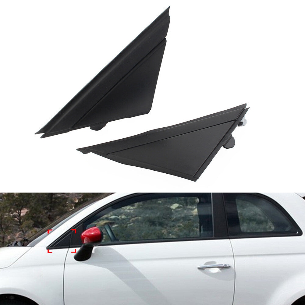 Door Mirror Flag Covers Molding for Fiat 500 2012-2019 1SJ85KX7AA 1SD00KX7AA3