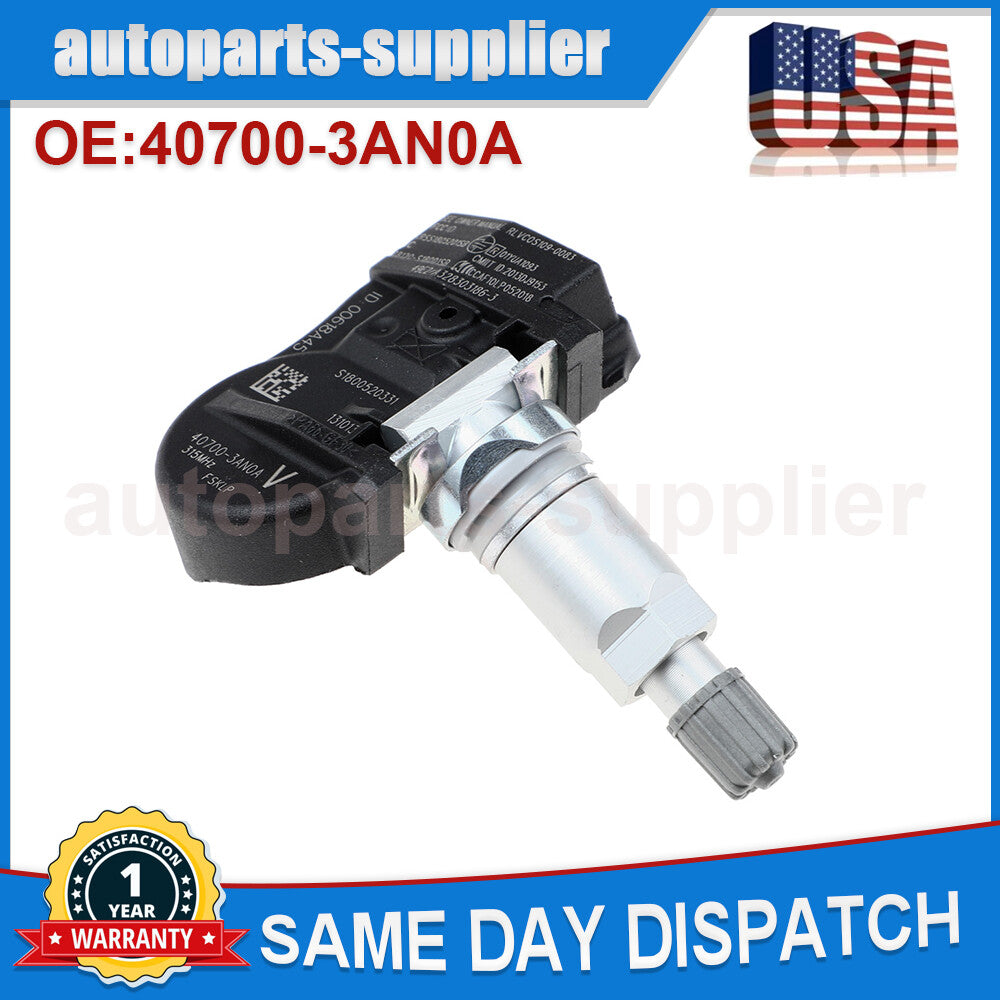 4-piece TPMS tire pressure monitoring sensor kit for Nissan Versa Sentra Maxima