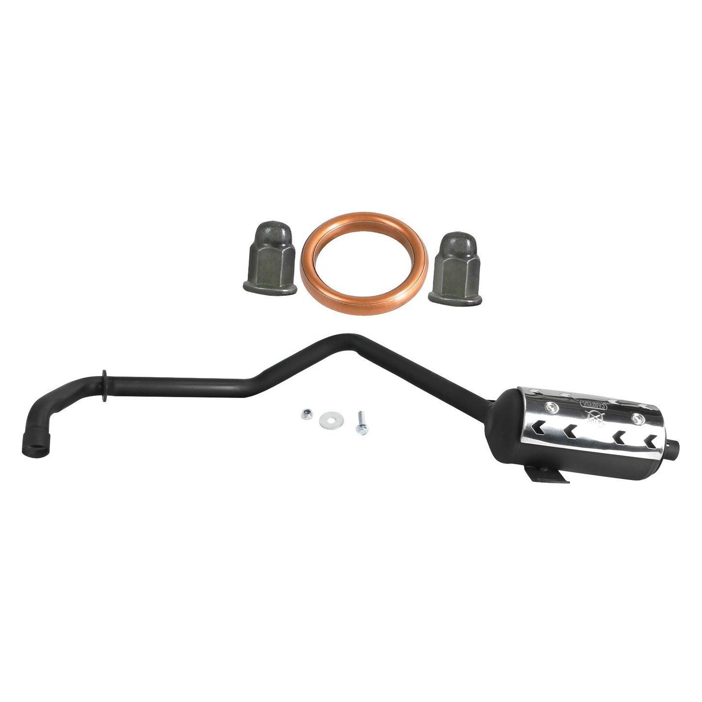 Exhaust muffler 110cc 125cc Taodao cooler all-terrain vehicle four-wheel off-road bicycle 4-wheel vehicle
