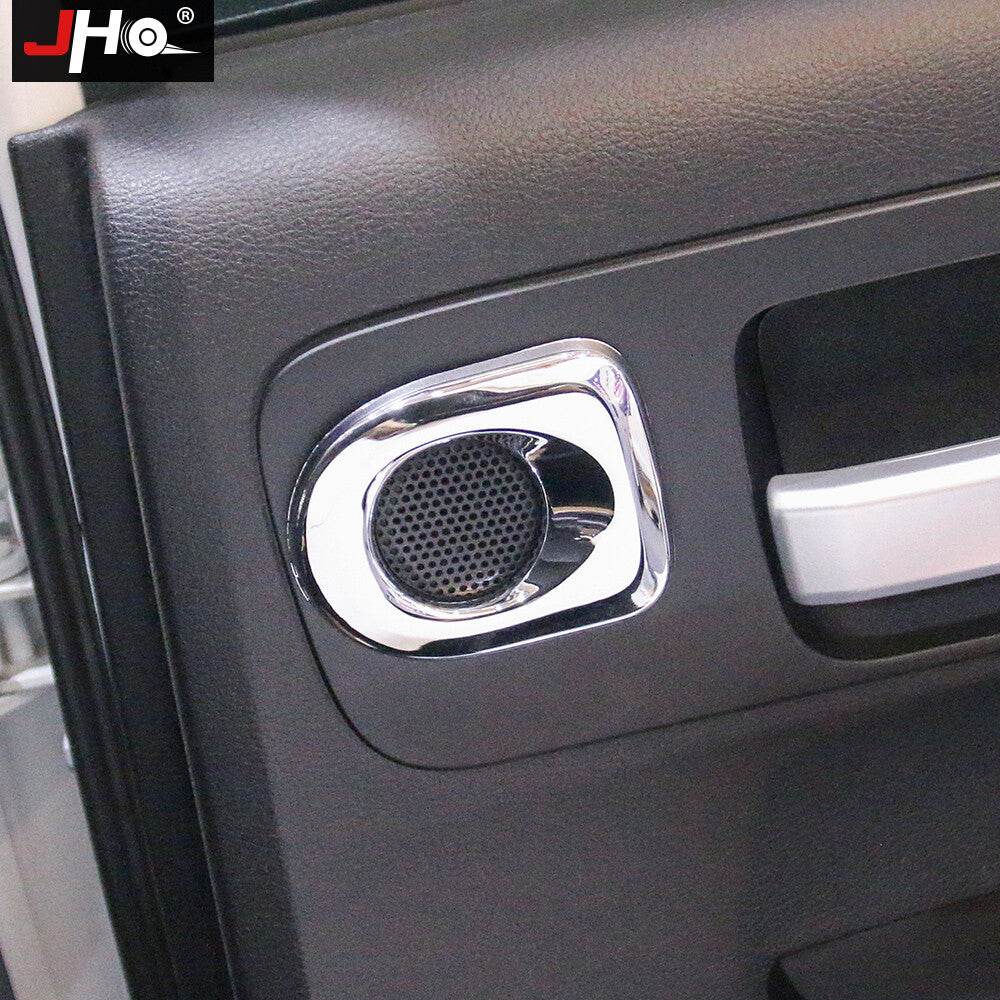 Chrome Car Inner Rear Door Speaker Cover Trim Overlay for Toyota Tundra 2014-21