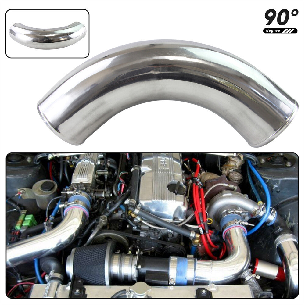 90 Degree 127mm 5 inch Aluminum Intercooler Intake Pipe Piping Tube Hose