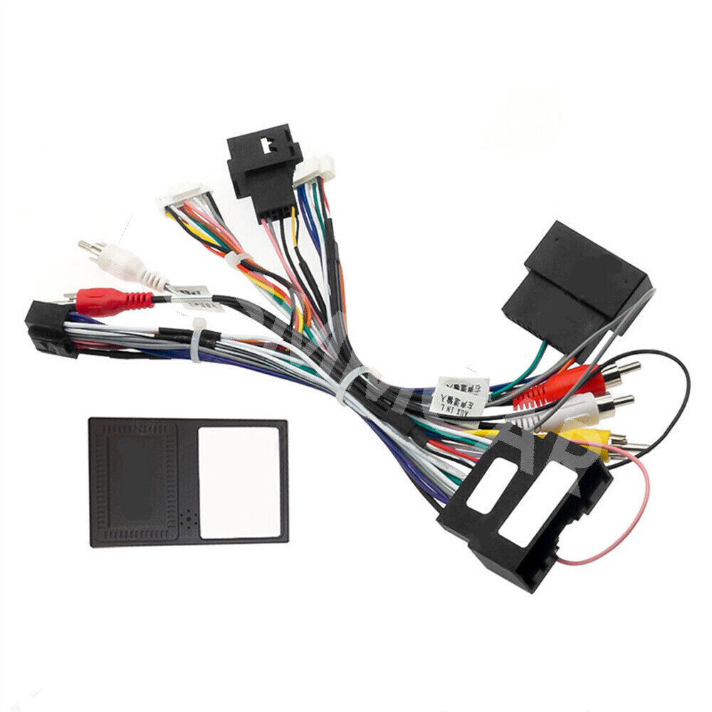 Car Radio Audio Power Wire Harness Cable Adapter W/Canbus Box Fit for Ford F150