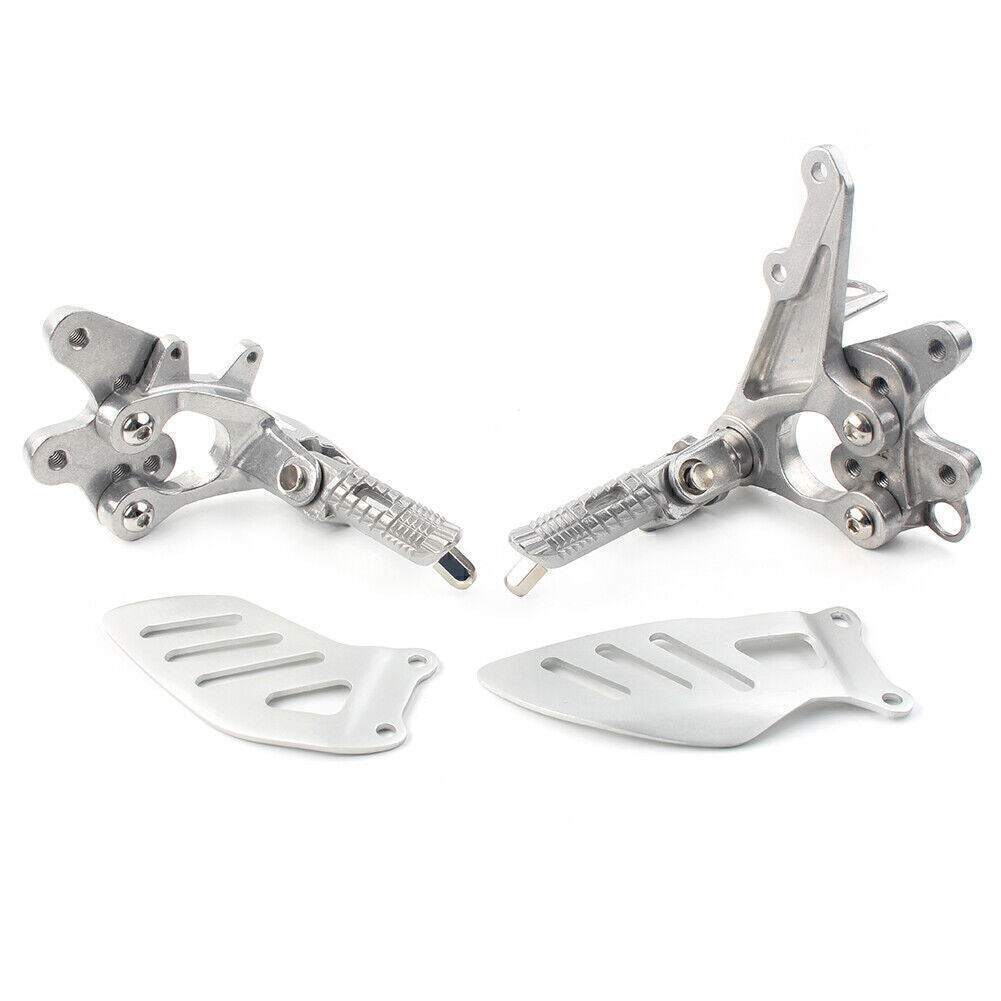 Front Rider Foot Pegs Footrest Bracket Fit for SUZUKI GSXR 1000 2009 2010 2011