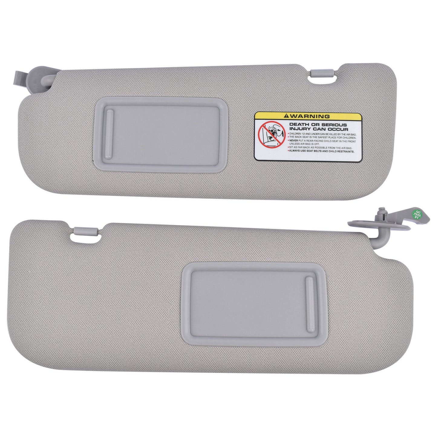 1 Pair Sun Visor Left Right for Hyundai for Elantra 15 GLS 852103X000TX 852203X000TX