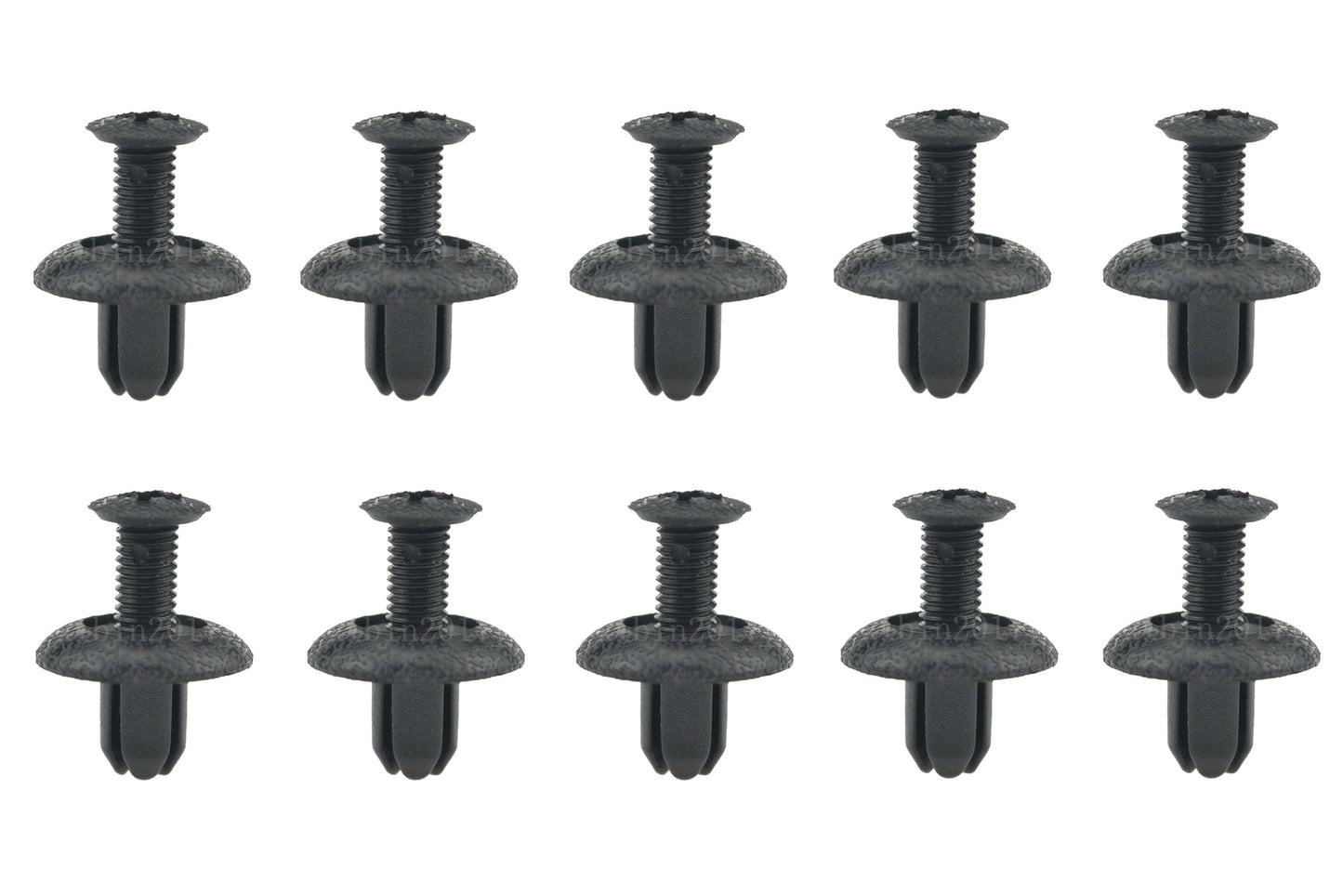 10x Front Rear Bumper Clip Nylon Push-Type Retainer for Mitsubishi MB253964
