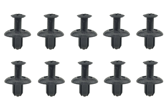 10x Front Rear Bumper Clip Nylon Push-Type Retainer for Mitsubishi MB253964