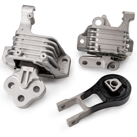 3pcs Engine Mounts Transmission Mount Set for Jeep Cherokee 2.4L 68418876AB