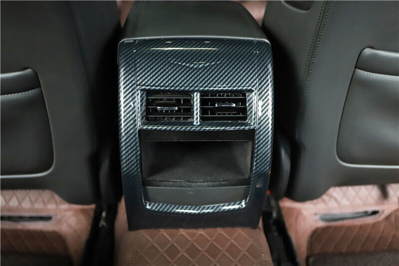 Car Rear Air Outlet Vent Frame Trim Fit for Cadillac CT6 2016-2020 Carbon Fiber