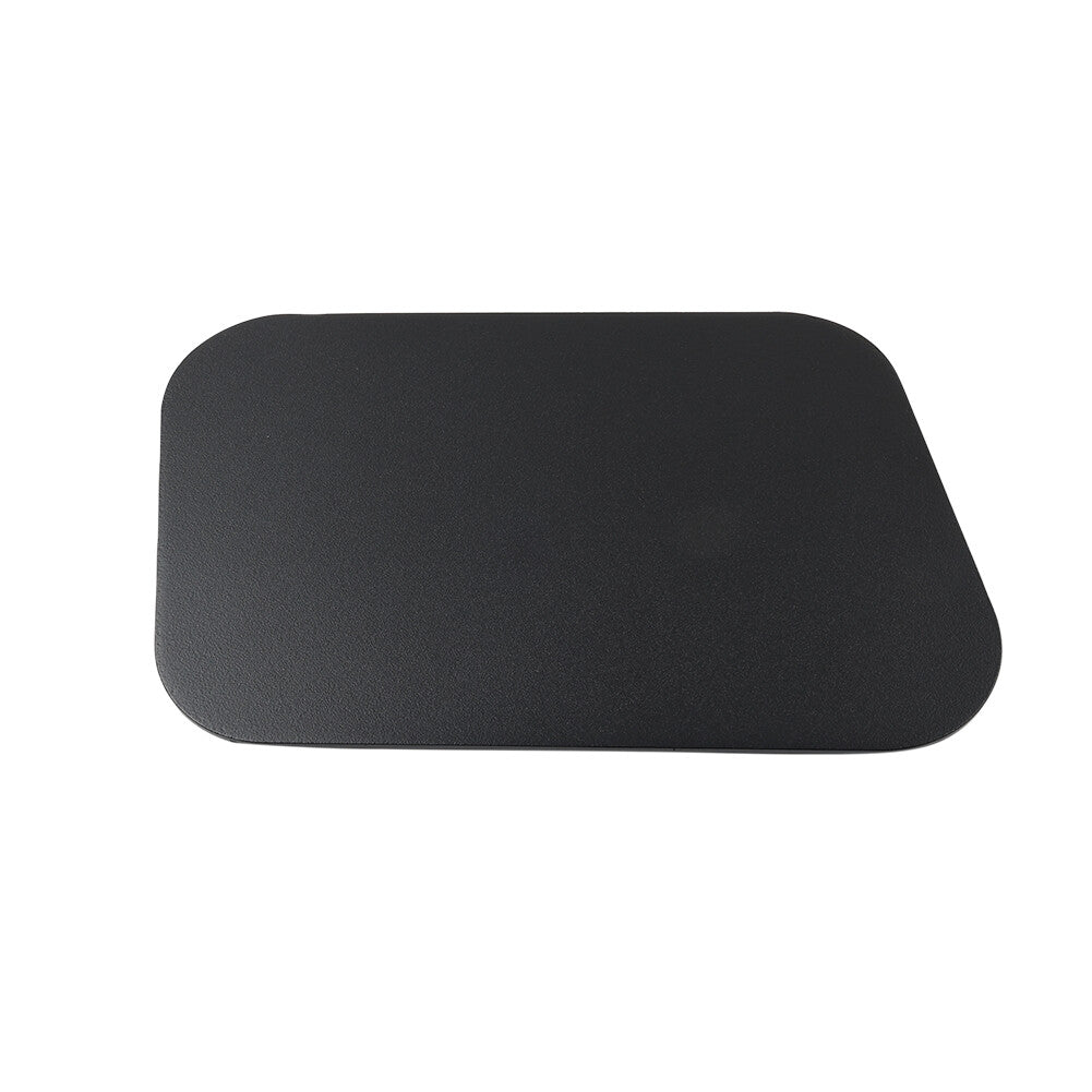 Black Motorcycle Universal Right Side Number Plate Panel Cover CNC