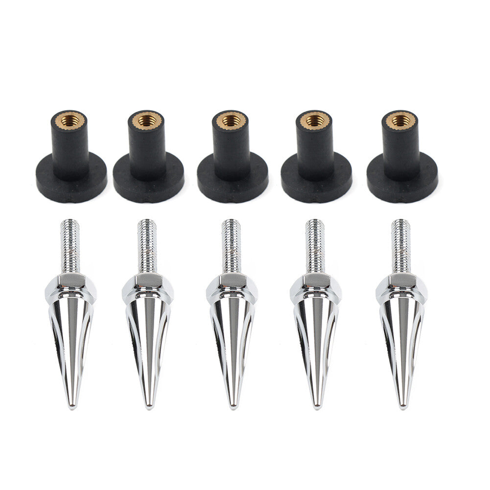Spike Windshield Fairing Well Nut Bolt Kit for Harley Road Glide Custom