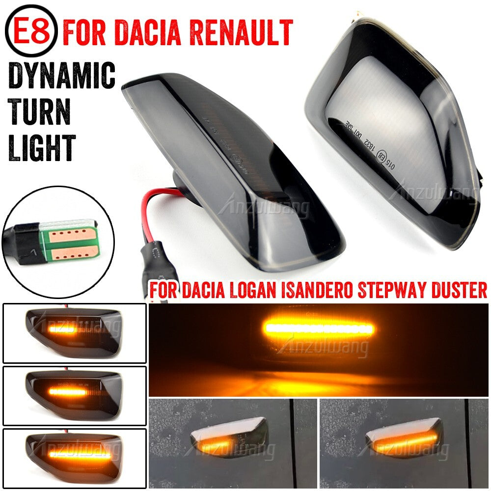 Dynamic Side Marker Light for Dacia Logan MCV II Sandero Stepway Duster II