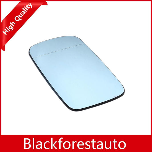 for BMW 3 7 Series E46 E65 E66 51168247132 Right Door Mirror Glass Heated Blue
