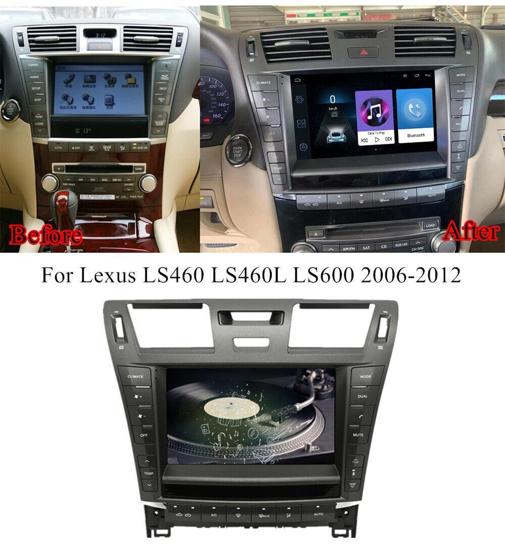 9-inch stereo radio with Navi GPS for 2006-2012 for Lexus LS460. Built-in CarPlay and Android Auto.