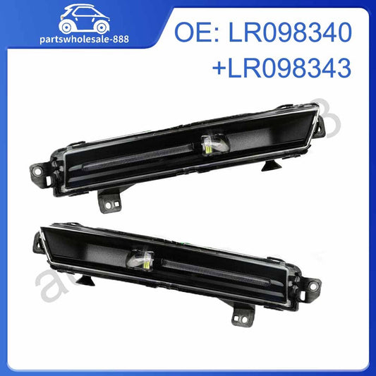 Front Bumper Left Right LED Fog Light Lamp Fit For 2018-2019 for Range Rover Sport