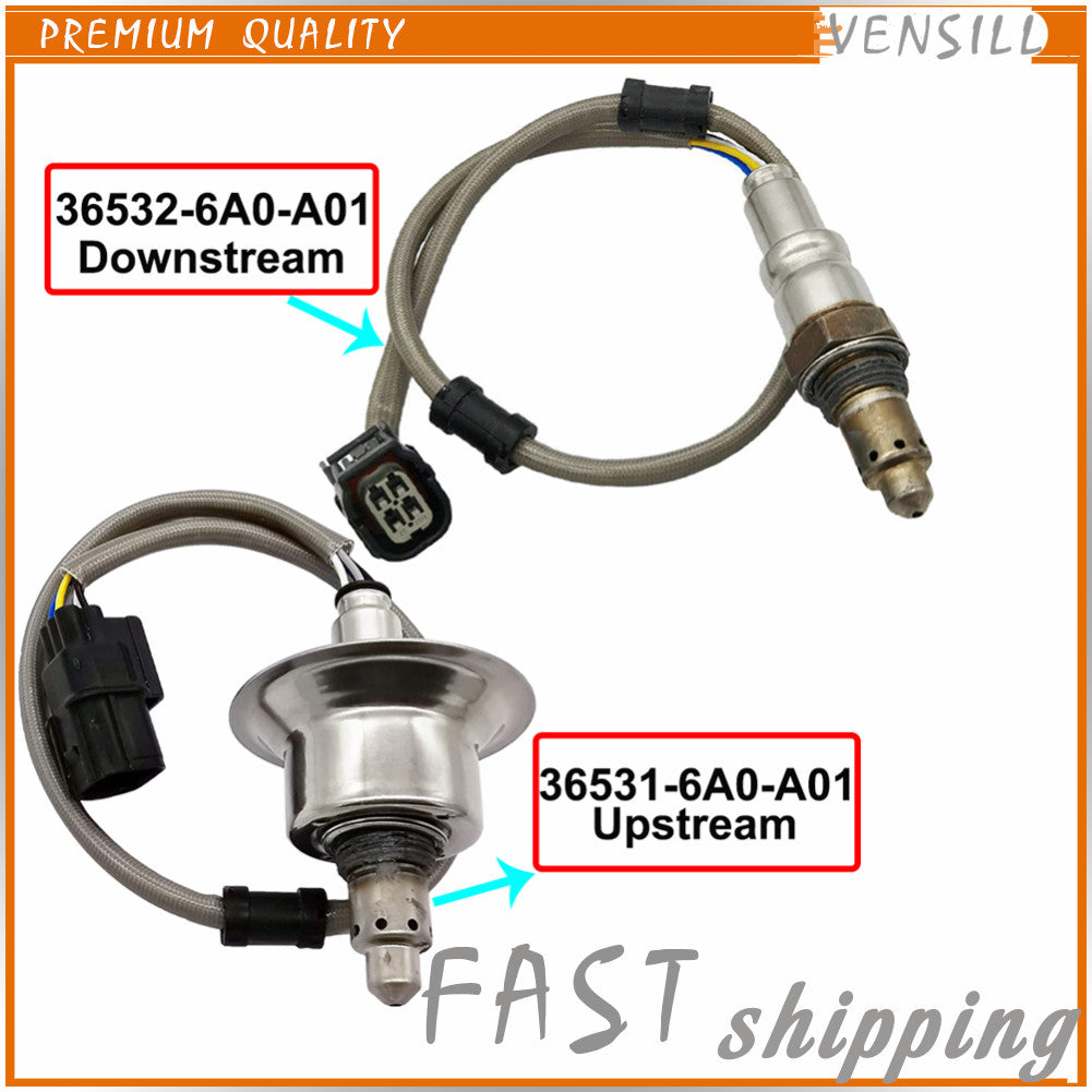 2X Up+Downstream Oxygen Sensor for Acura for RDX 19-21 TLX for Honda Accord 18-20 2.0L