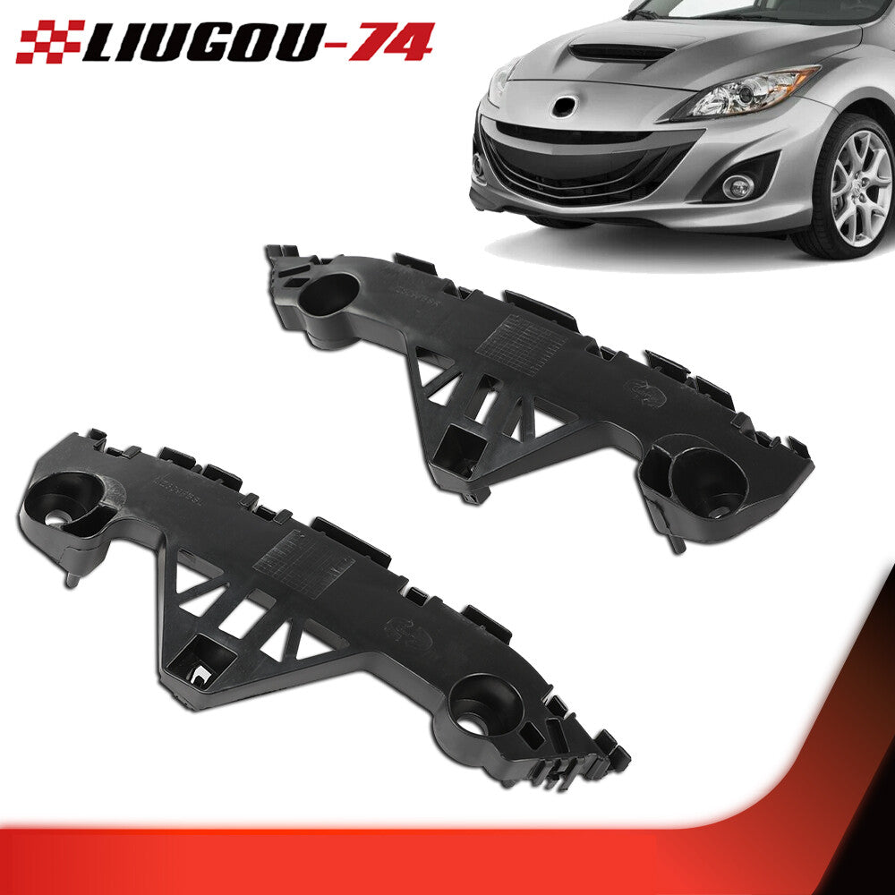 2-Piece Front Bumper Resistor Kit for 2010-2013 for Mazda 3 3 Sport (Black)