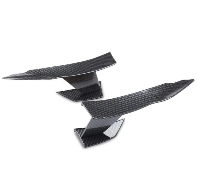ABS Carbon Fiber Front Bumper Lip Spoiler Fins Canards for BMW M3 M4 2015-2020