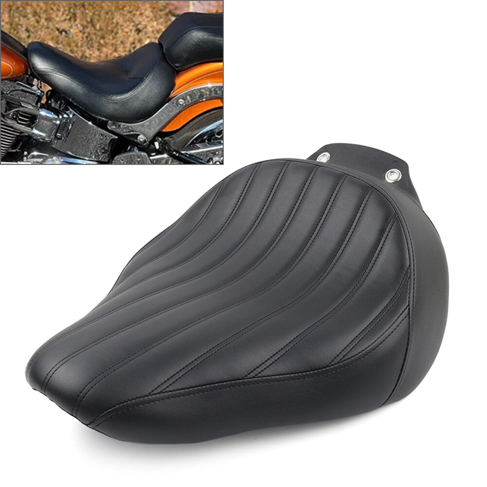 Motorcycle Front Driver Solo for Seat Saddle for Harley Fat Boy FLSTF 2007-2017 2007
