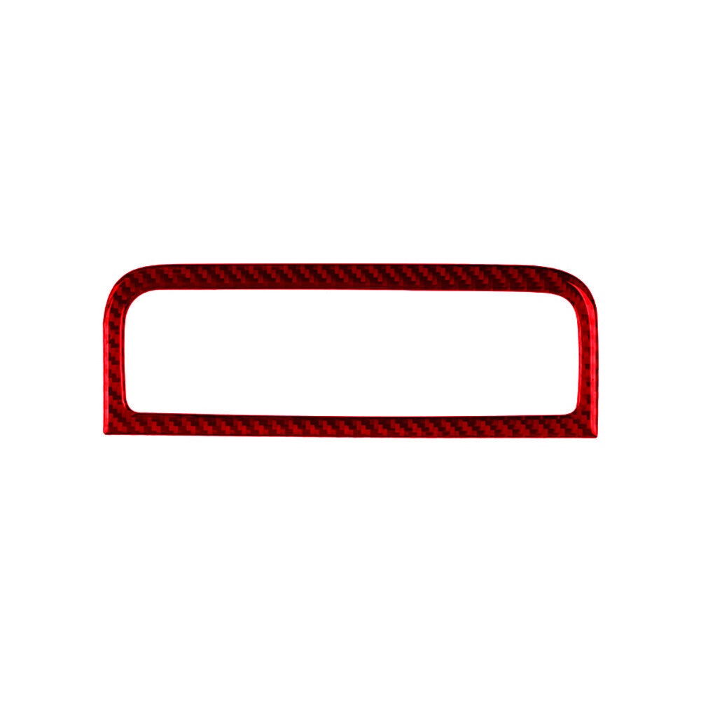Red Carbon Fiber Air Conditioning Switch Trim for VW Touareg 2011-2018