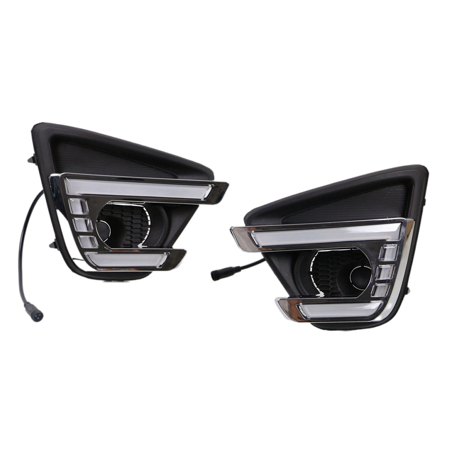1 pair of LED front daytime running lights and fog lights for Mazda CX-5 12-16 AT