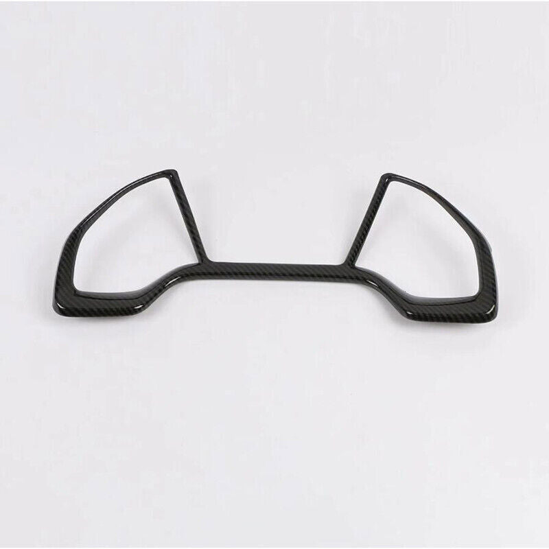 for Honda for Civic 16-21 Carbon Fiber Style Interior Console Dash Panel Frame Trim