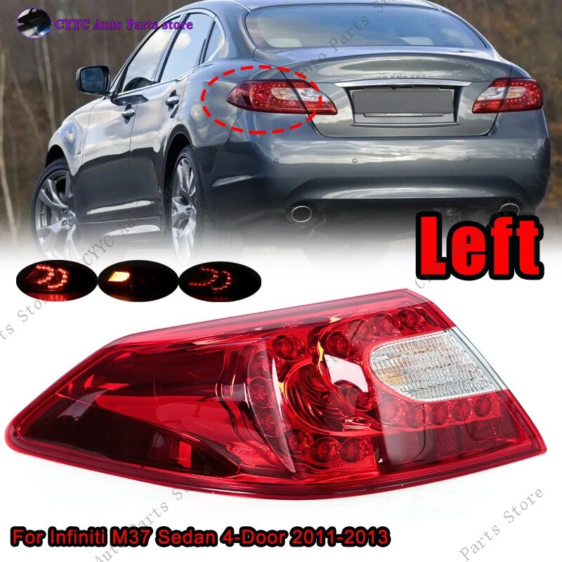 Left for Infiniti M37 2011-2013 4-Door Sedan Tail Light Turn Signal Lamp